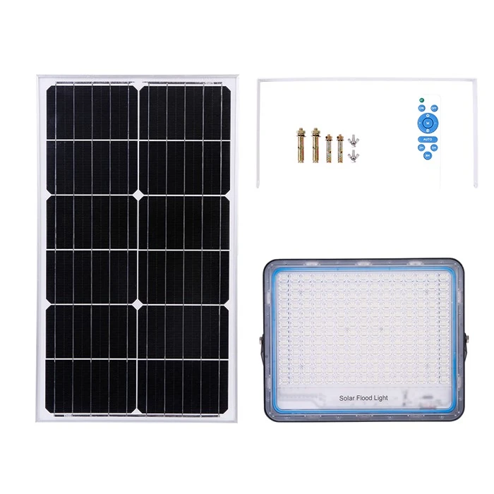 LED-schijnwerper met zonnepaneel