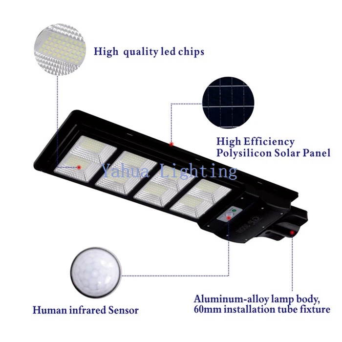 6500K Solar Powered LED Street Light
